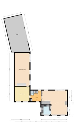 Floorplan - Oud-Bodegraafseweg 106, 2411 HX Bodegraven